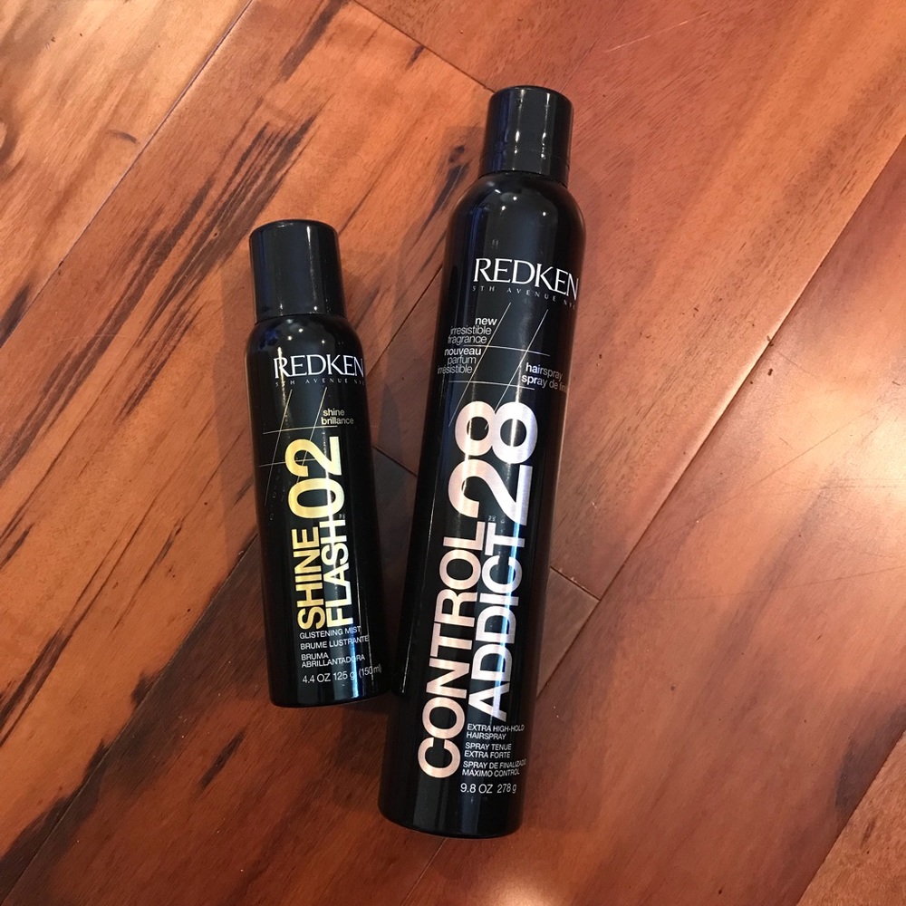 NEW Redken Control Addict Hairspray & Shine Flash